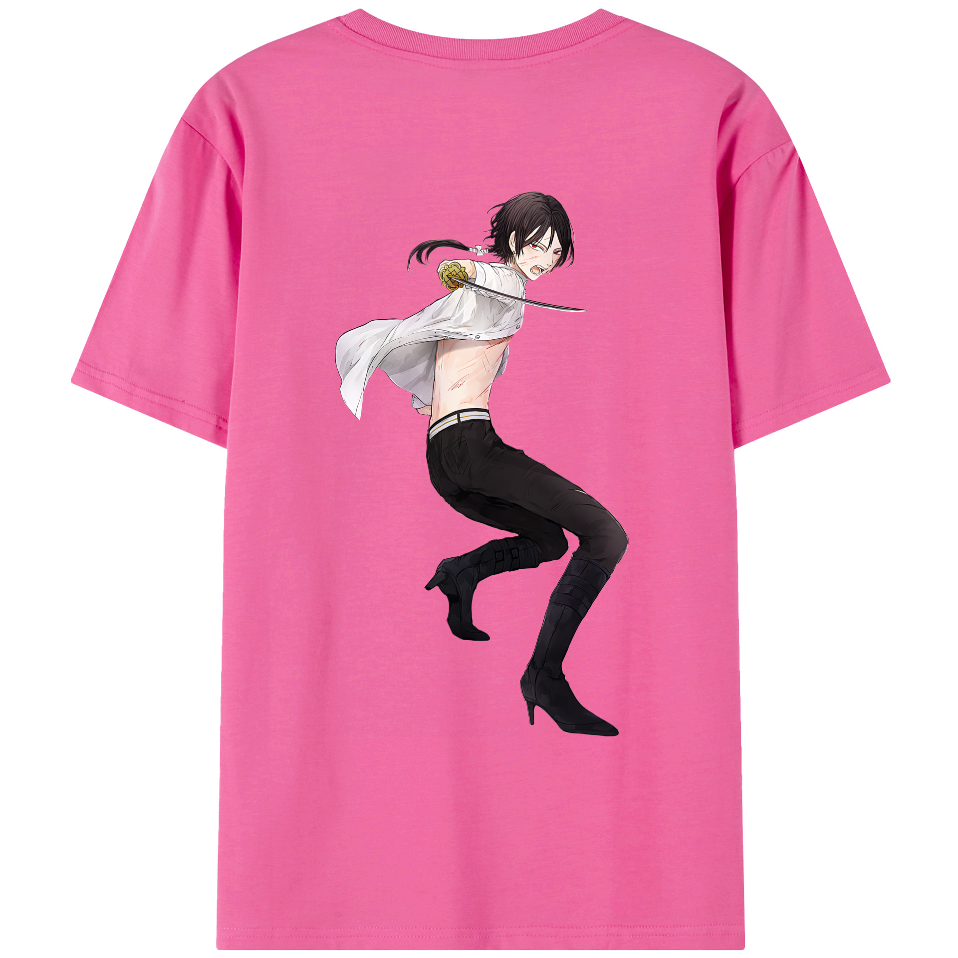 （画像用） 刀剣乱舞 Touken Ranbu レディース半袖Tシャツ(バックプリント)